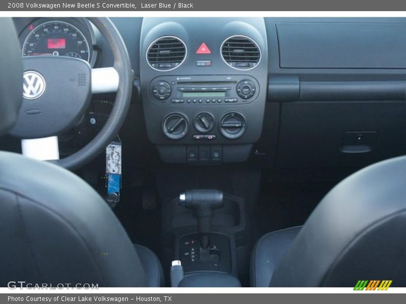 Laser Blue / Black 2008 Volkswagen New Beetle S Convertible