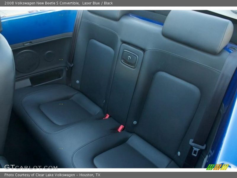 Laser Blue / Black 2008 Volkswagen New Beetle S Convertible