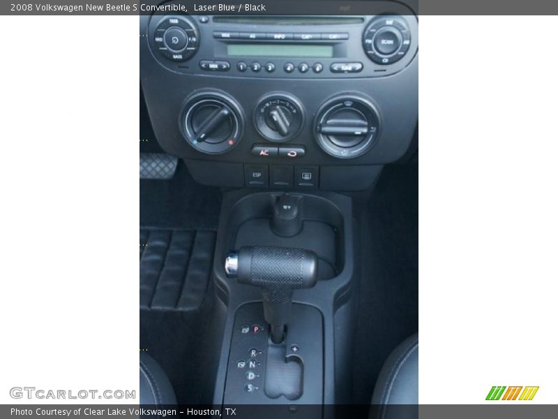Laser Blue / Black 2008 Volkswagen New Beetle S Convertible