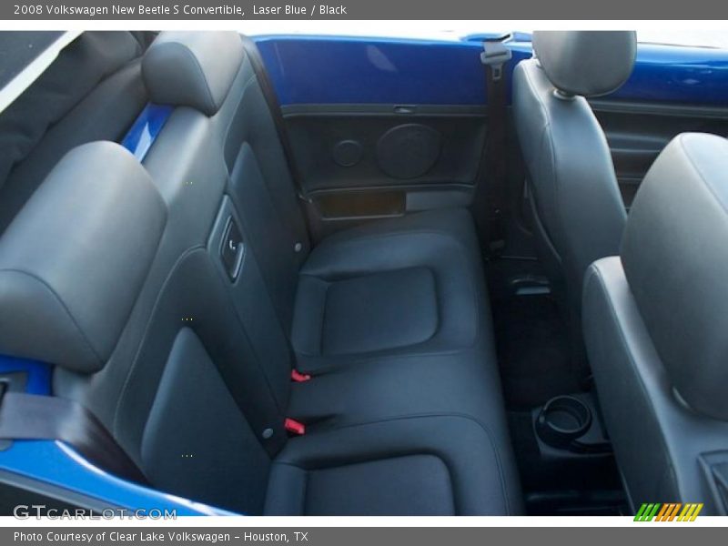 Laser Blue / Black 2008 Volkswagen New Beetle S Convertible