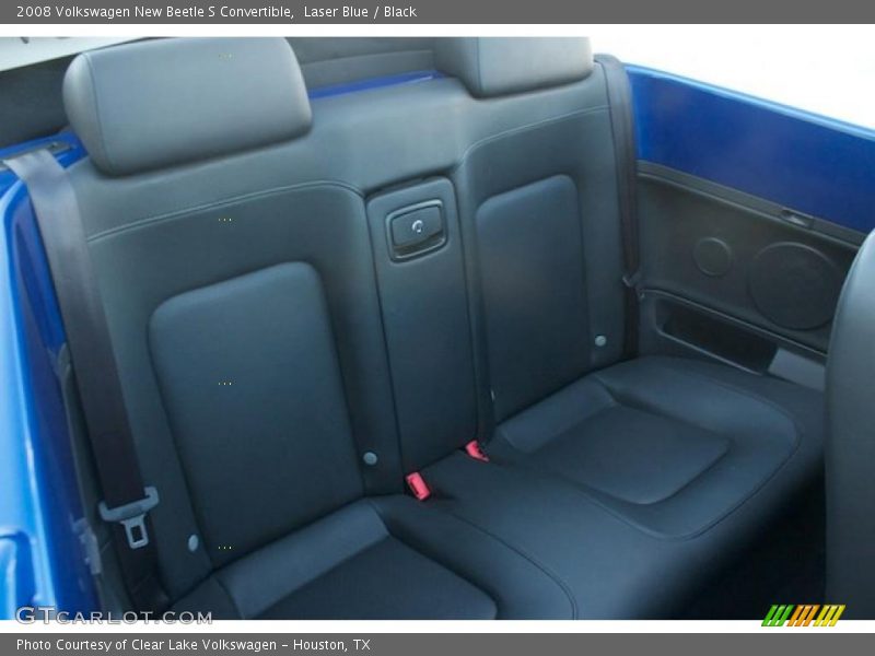 Laser Blue / Black 2008 Volkswagen New Beetle S Convertible