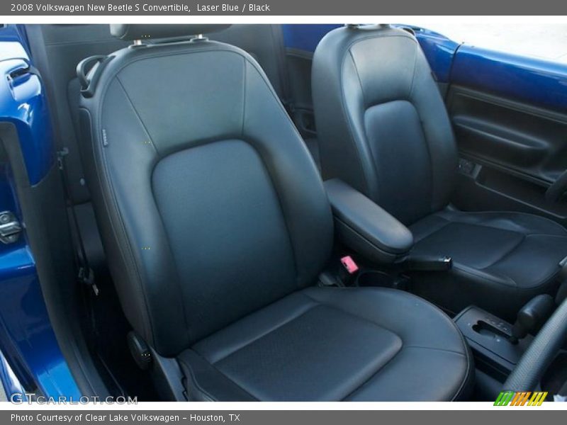 Laser Blue / Black 2008 Volkswagen New Beetle S Convertible