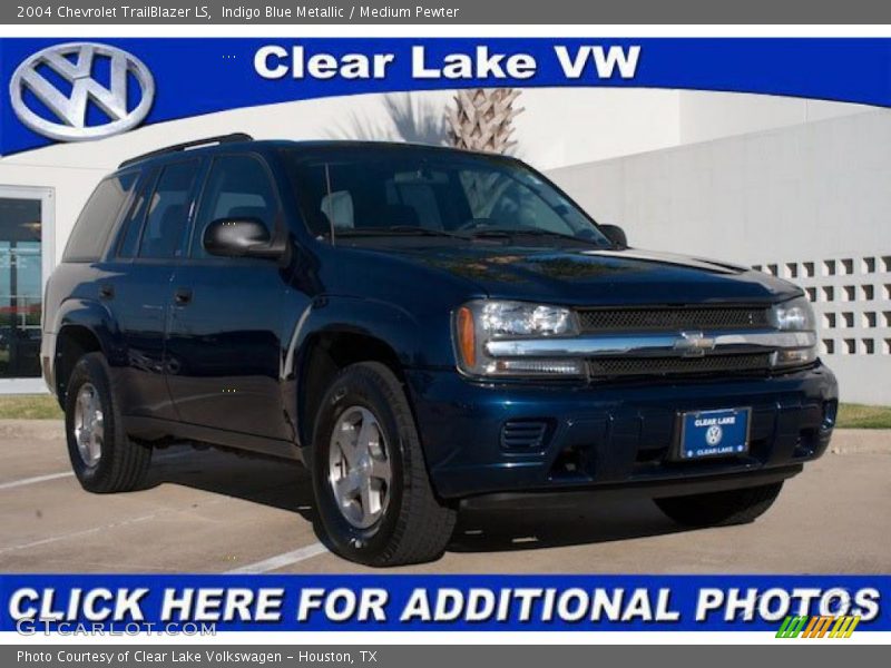 Indigo Blue Metallic / Medium Pewter 2004 Chevrolet TrailBlazer LS
