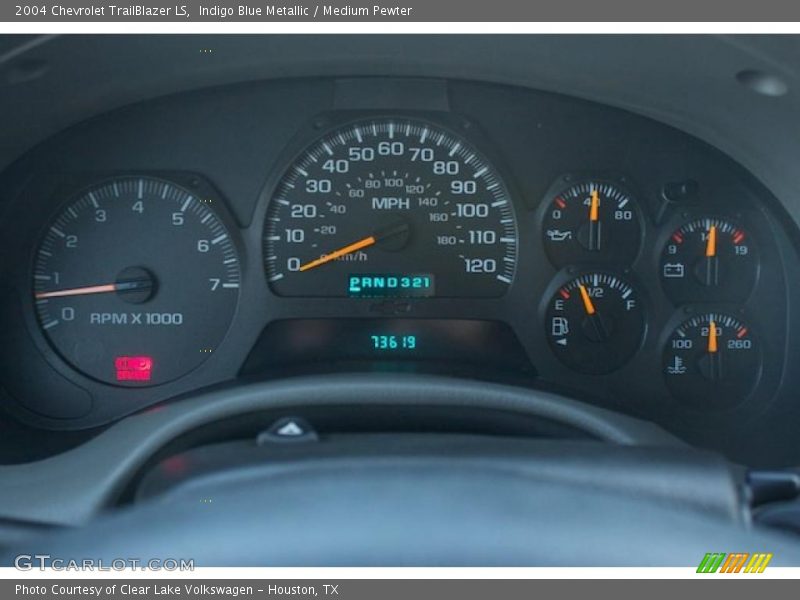Indigo Blue Metallic / Medium Pewter 2004 Chevrolet TrailBlazer LS