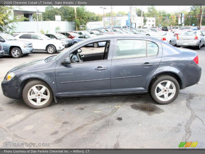 Slate Metallic / Ebony 2009 Chevrolet Cobalt LT Sedan