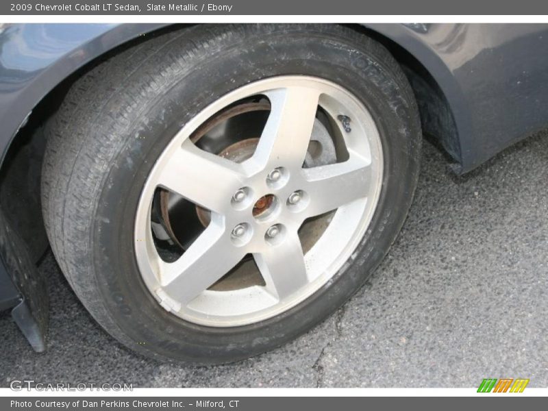 Slate Metallic / Ebony 2009 Chevrolet Cobalt LT Sedan