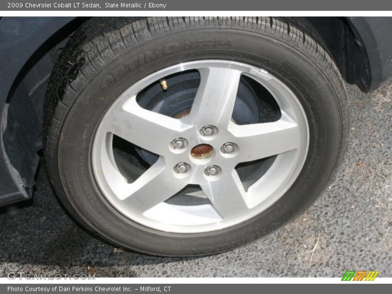 Slate Metallic / Ebony 2009 Chevrolet Cobalt LT Sedan