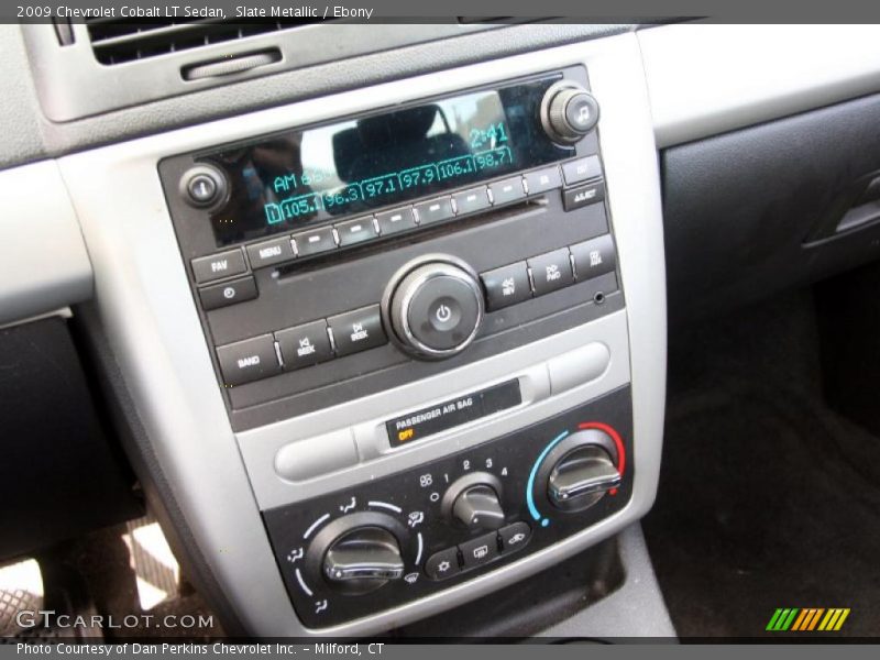 Slate Metallic / Ebony 2009 Chevrolet Cobalt LT Sedan