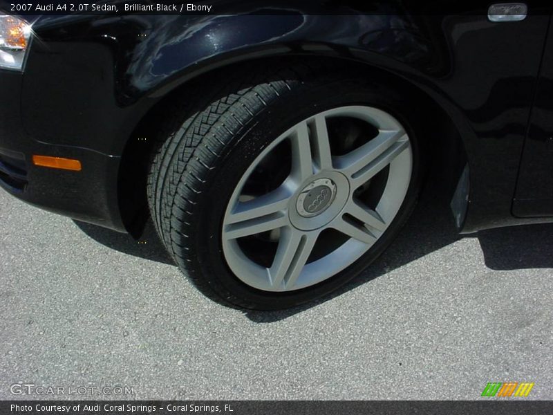 Brilliant Black / Ebony 2007 Audi A4 2.0T Sedan