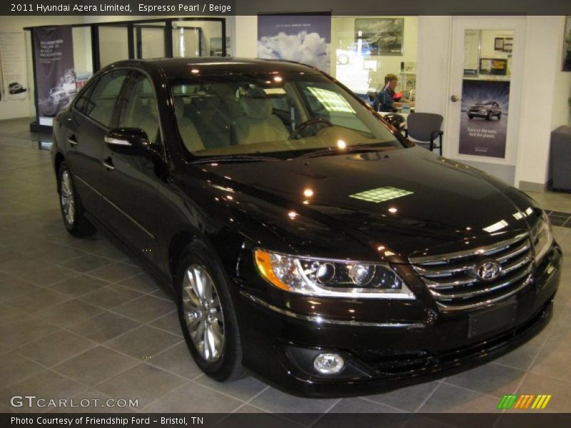 Espresso Pearl / Beige 2011 Hyundai Azera Limited