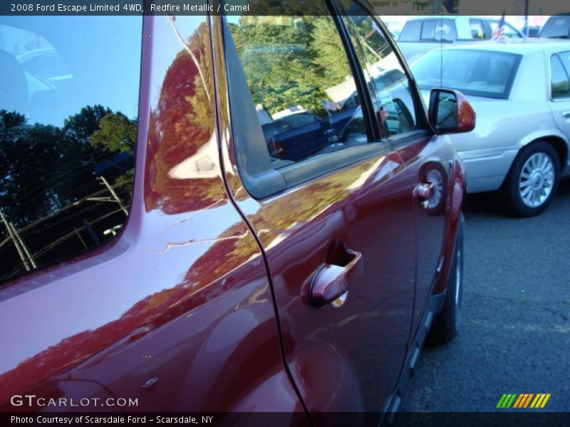 Redfire Metallic / Camel 2008 Ford Escape Limited 4WD