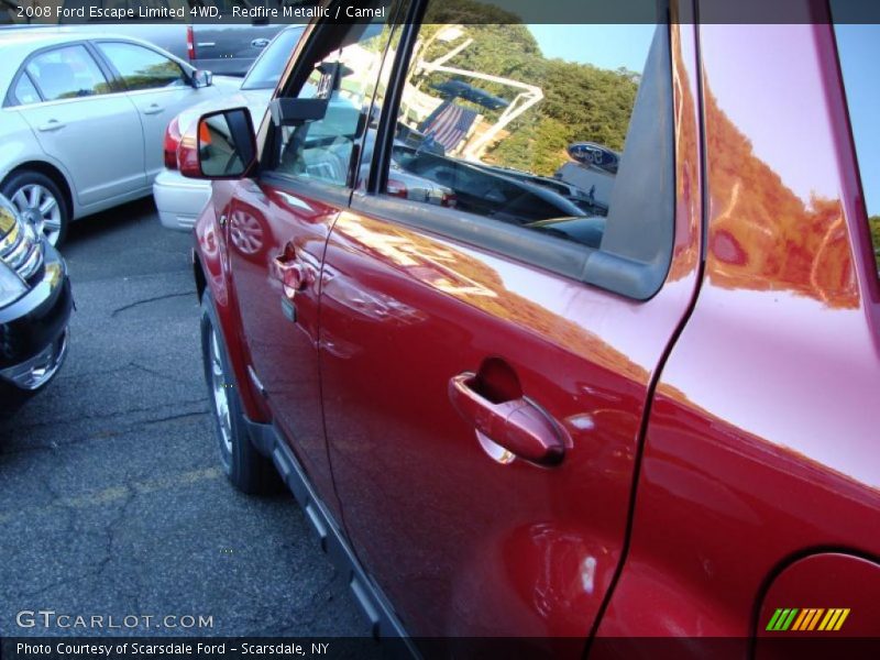 Redfire Metallic / Camel 2008 Ford Escape Limited 4WD
