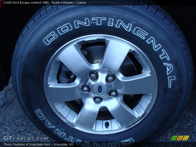 Redfire Metallic / Camel 2008 Ford Escape Limited 4WD