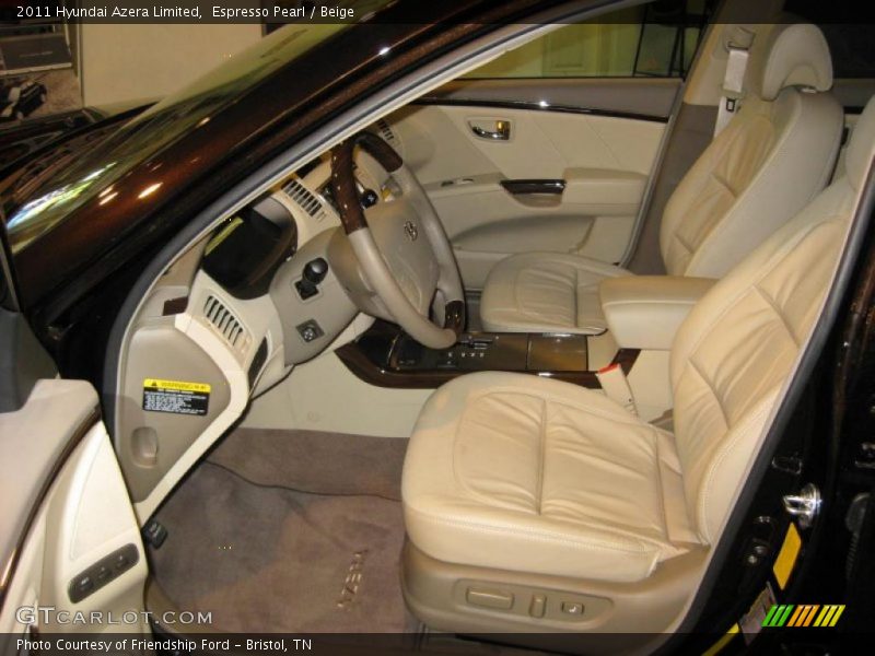 Espresso Pearl / Beige 2011 Hyundai Azera Limited