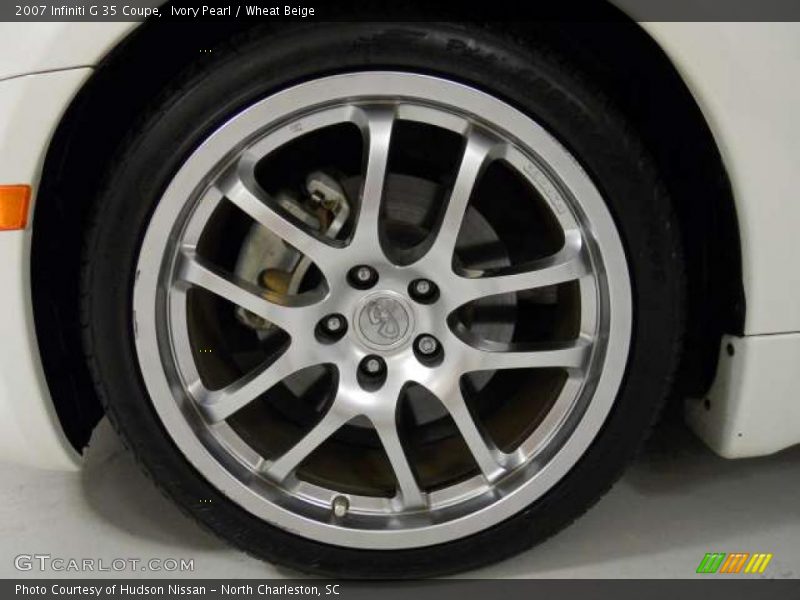 Ivory Pearl / Wheat Beige 2007 Infiniti G 35 Coupe
