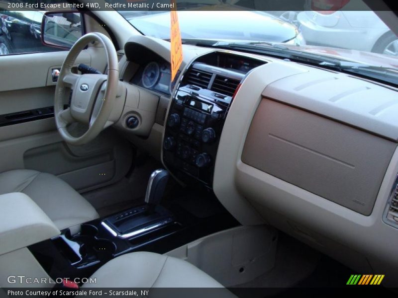 Redfire Metallic / Camel 2008 Ford Escape Limited 4WD