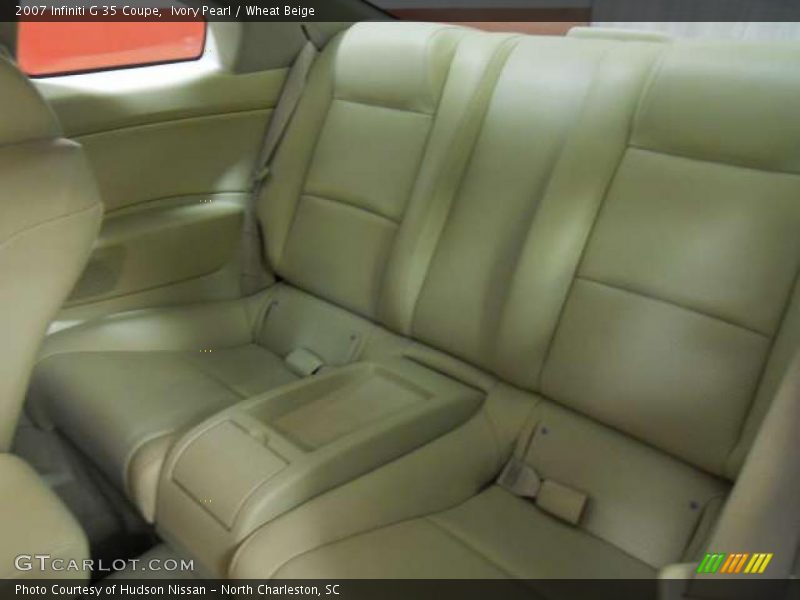 Ivory Pearl / Wheat Beige 2007 Infiniti G 35 Coupe