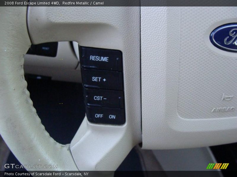 Redfire Metallic / Camel 2008 Ford Escape Limited 4WD