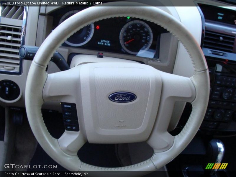 Redfire Metallic / Camel 2008 Ford Escape Limited 4WD