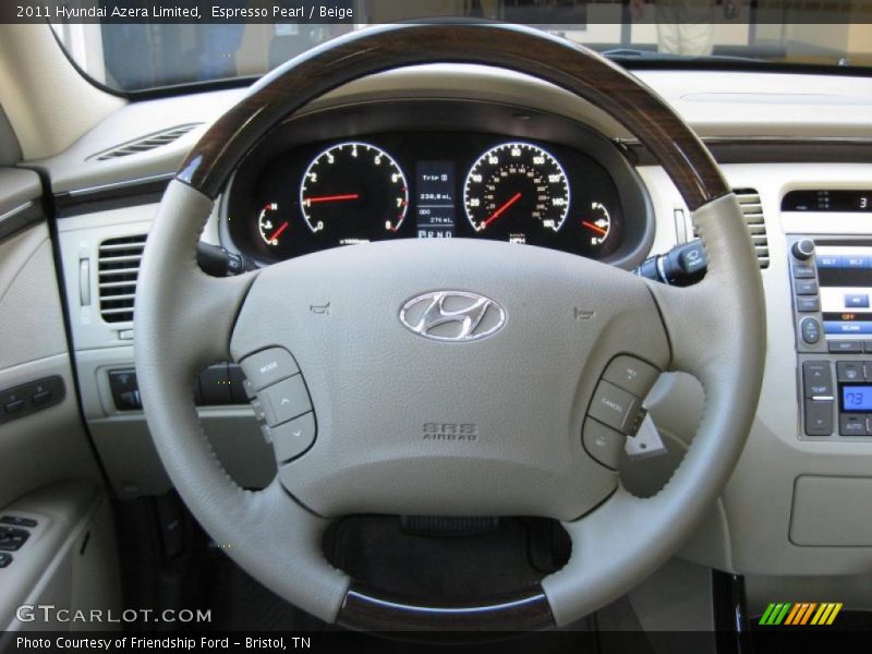  2011 Azera Limited Steering Wheel