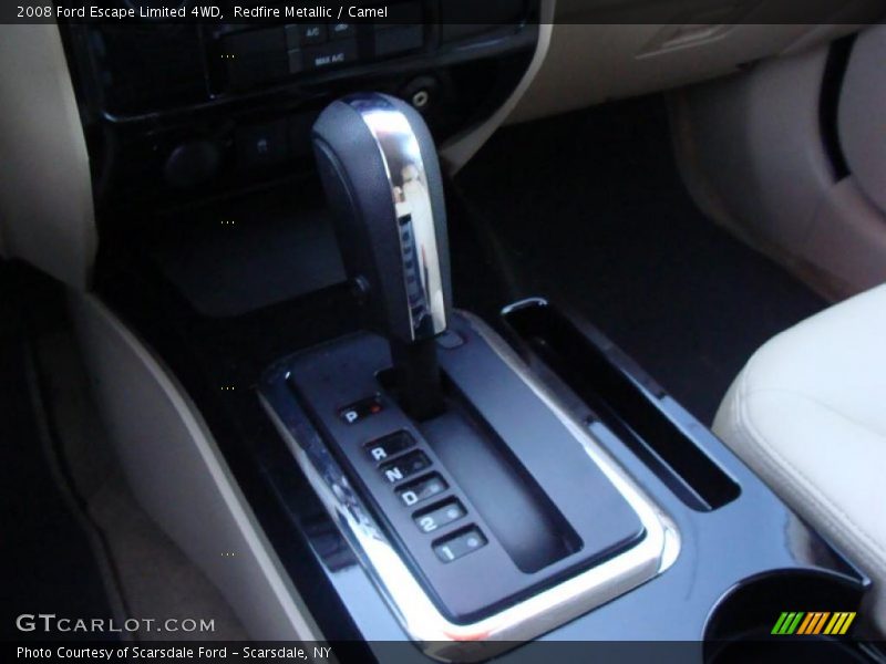 Redfire Metallic / Camel 2008 Ford Escape Limited 4WD