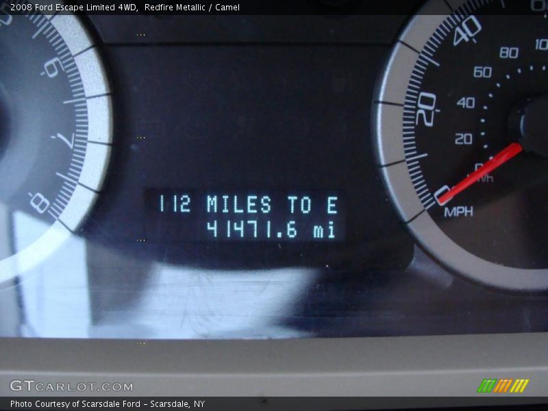 Redfire Metallic / Camel 2008 Ford Escape Limited 4WD