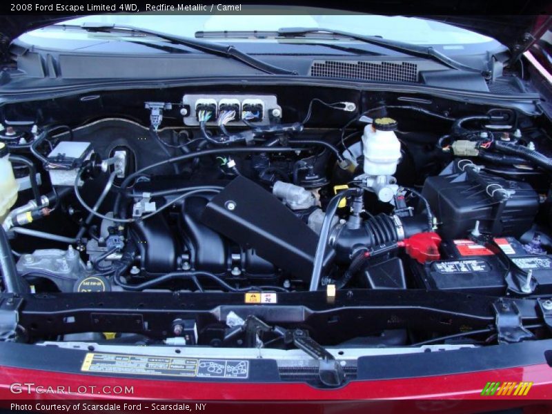 Redfire Metallic / Camel 2008 Ford Escape Limited 4WD