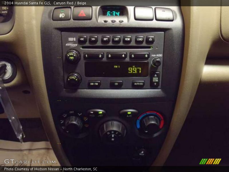 Canyon Red / Beige 2004 Hyundai Santa Fe GLS