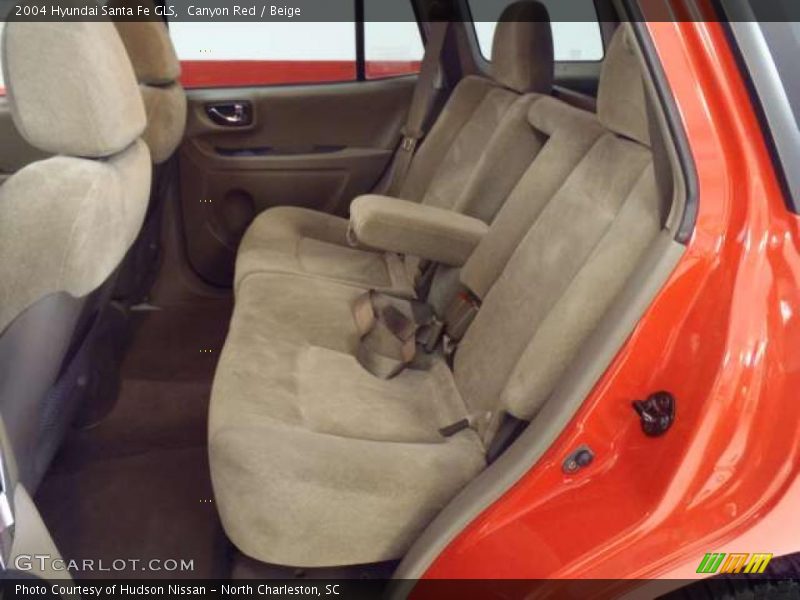 Canyon Red / Beige 2004 Hyundai Santa Fe GLS