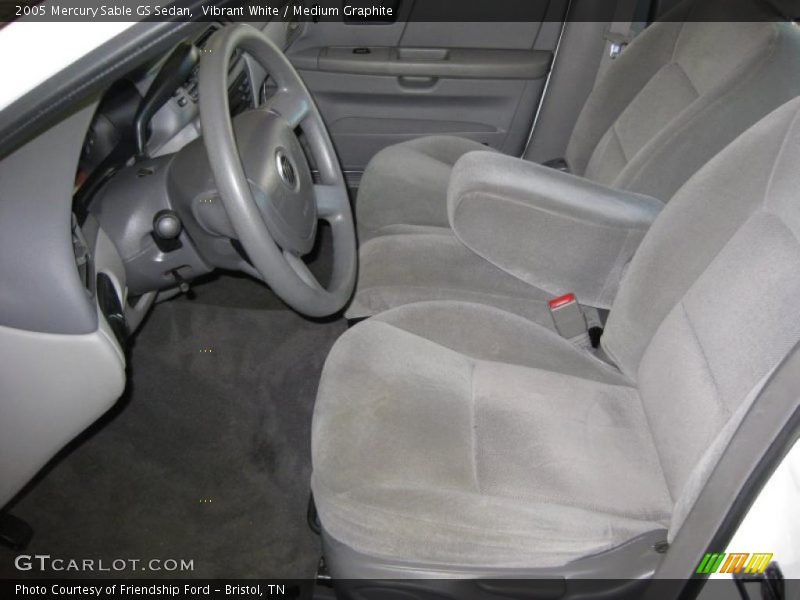 Vibrant White / Medium Graphite 2005 Mercury Sable GS Sedan