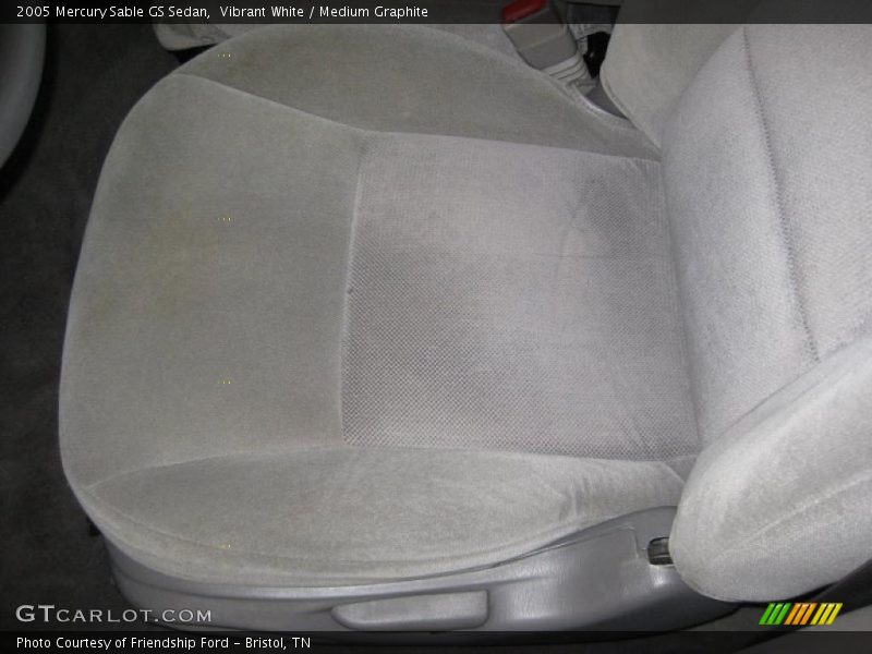 Vibrant White / Medium Graphite 2005 Mercury Sable GS Sedan