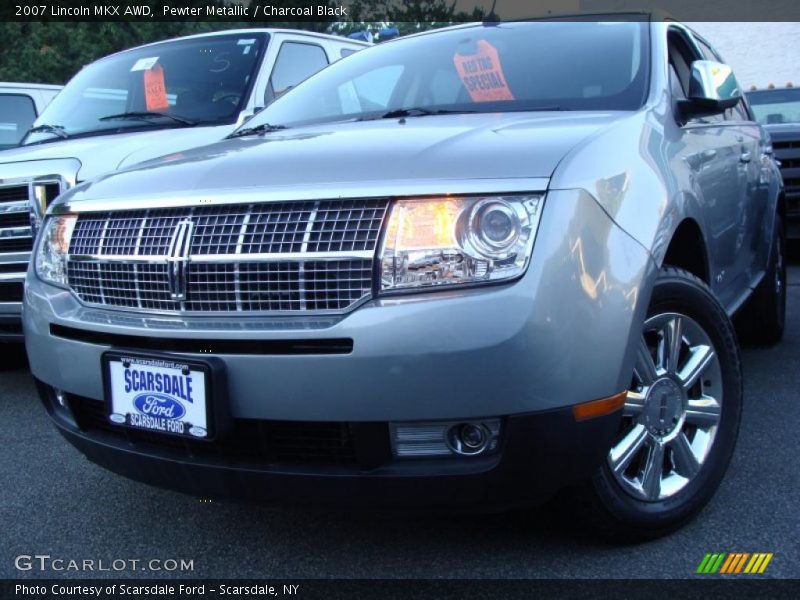 Pewter Metallic / Charcoal Black 2007 Lincoln MKX AWD