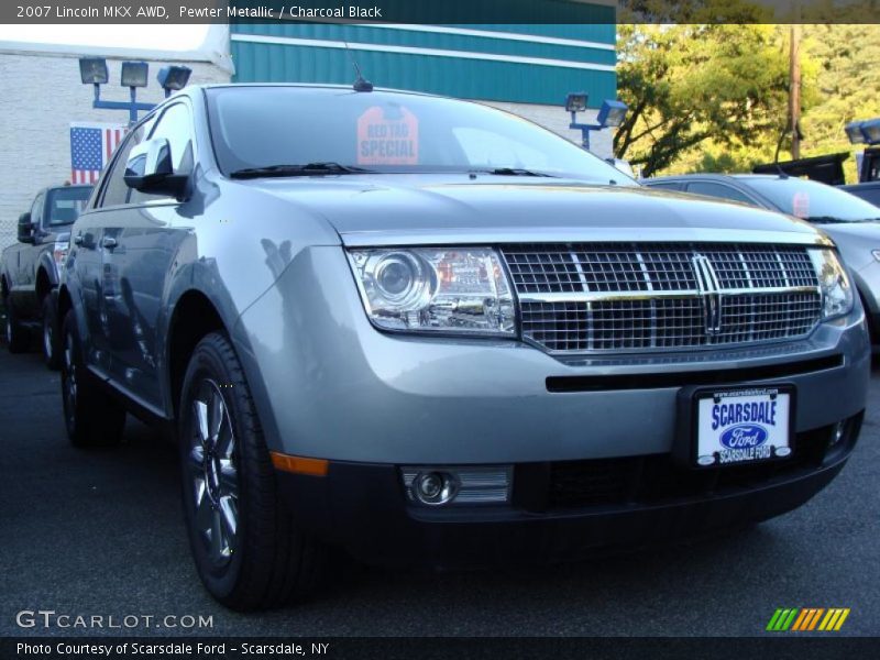 Pewter Metallic / Charcoal Black 2007 Lincoln MKX AWD