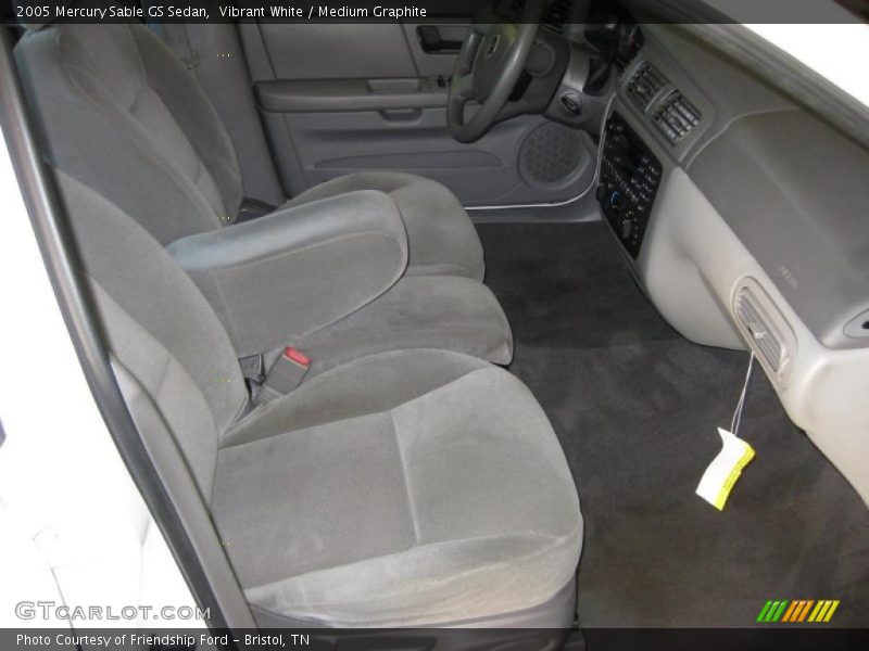 Vibrant White / Medium Graphite 2005 Mercury Sable GS Sedan