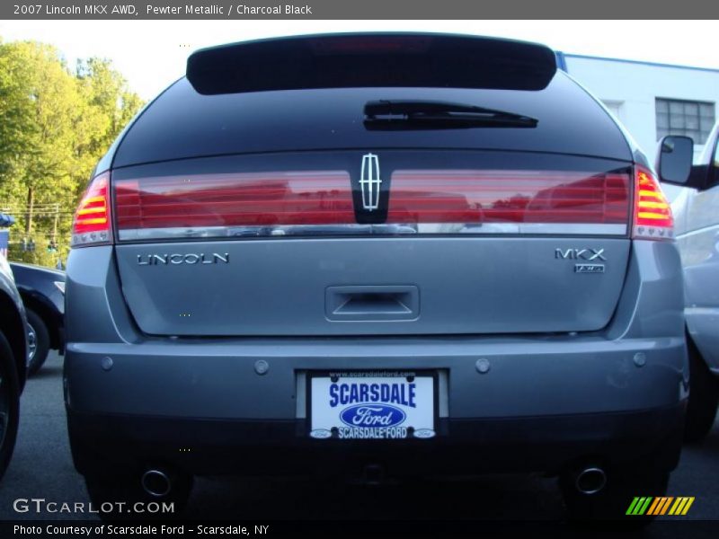 Pewter Metallic / Charcoal Black 2007 Lincoln MKX AWD