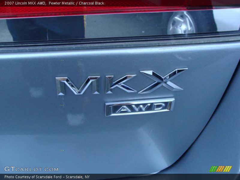 Pewter Metallic / Charcoal Black 2007 Lincoln MKX AWD