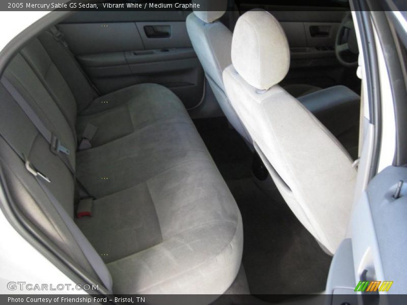 Vibrant White / Medium Graphite 2005 Mercury Sable GS Sedan