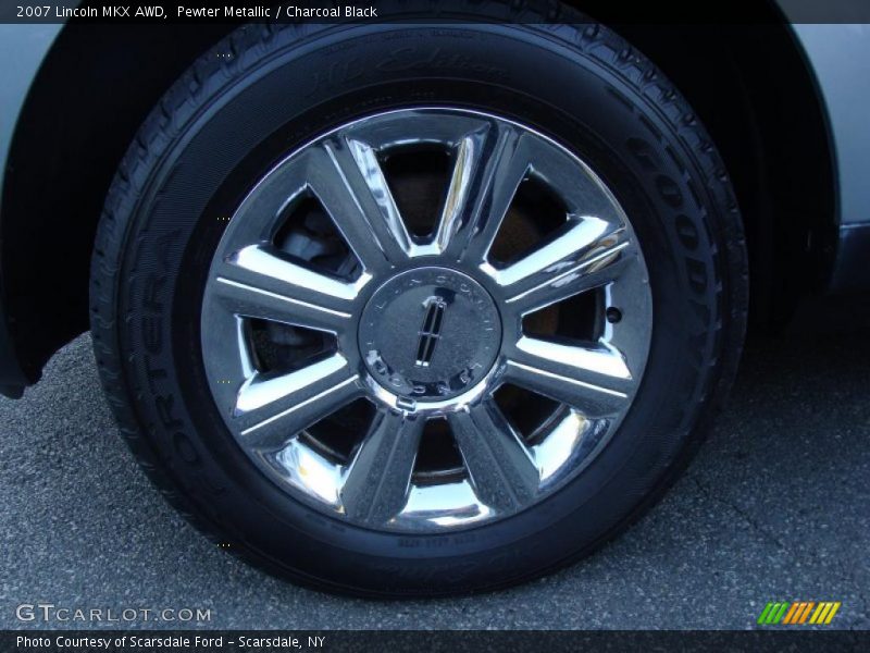 Pewter Metallic / Charcoal Black 2007 Lincoln MKX AWD