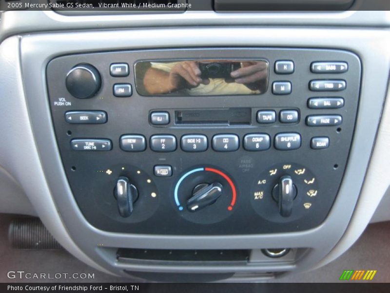 Vibrant White / Medium Graphite 2005 Mercury Sable GS Sedan