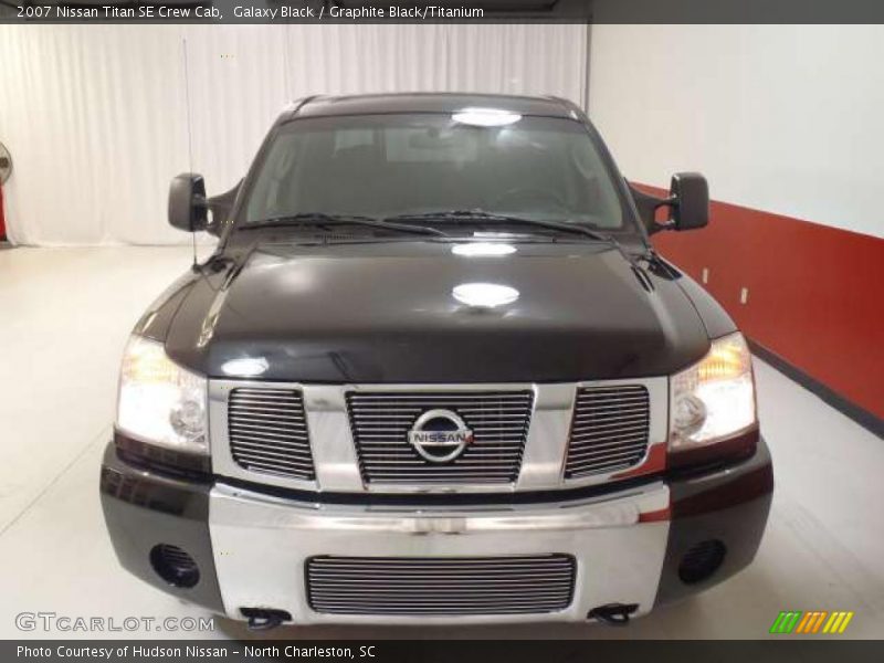 Galaxy Black / Graphite Black/Titanium 2007 Nissan Titan SE Crew Cab