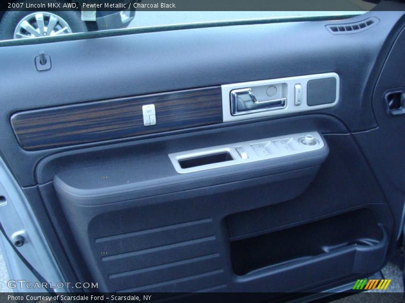 Pewter Metallic / Charcoal Black 2007 Lincoln MKX AWD