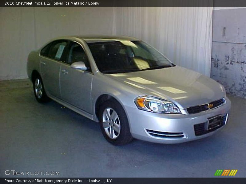 Silver Ice Metallic / Ebony 2010 Chevrolet Impala LS