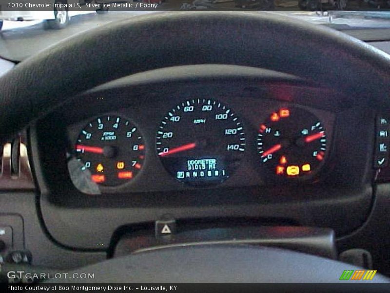 Silver Ice Metallic / Ebony 2010 Chevrolet Impala LS
