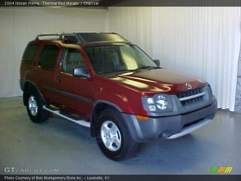 Thermal Red Metallic / Charcoal 2004 Nissan Xterra