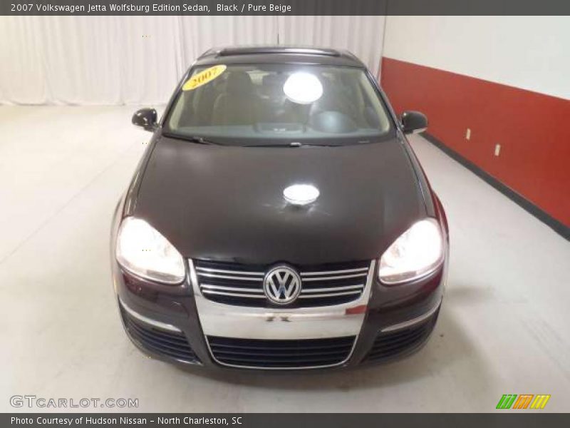 Black / Pure Beige 2007 Volkswagen Jetta Wolfsburg Edition Sedan