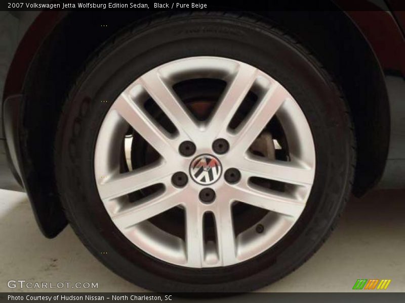 Black / Pure Beige 2007 Volkswagen Jetta Wolfsburg Edition Sedan