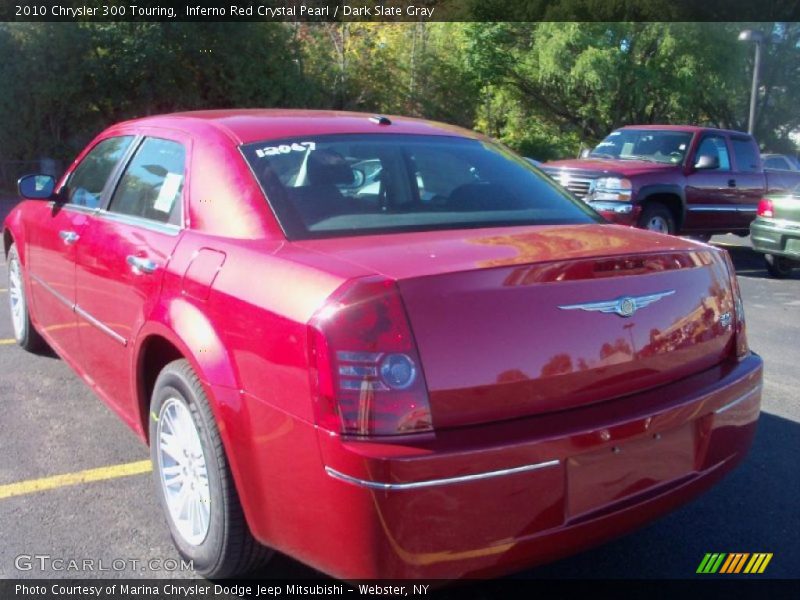 Inferno Red Crystal Pearl / Dark Slate Gray 2010 Chrysler 300 Touring