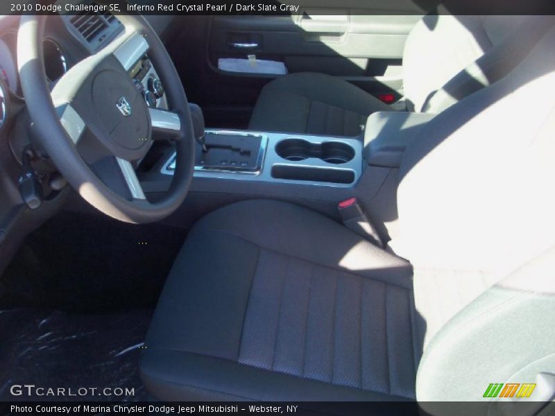 Inferno Red Crystal Pearl / Dark Slate Gray 2010 Dodge Challenger SE