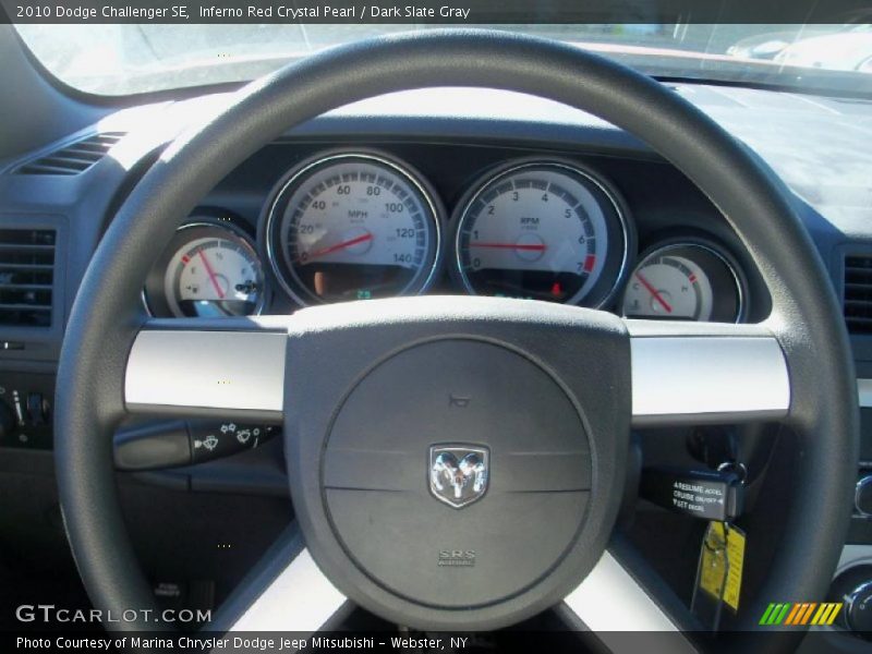 Inferno Red Crystal Pearl / Dark Slate Gray 2010 Dodge Challenger SE