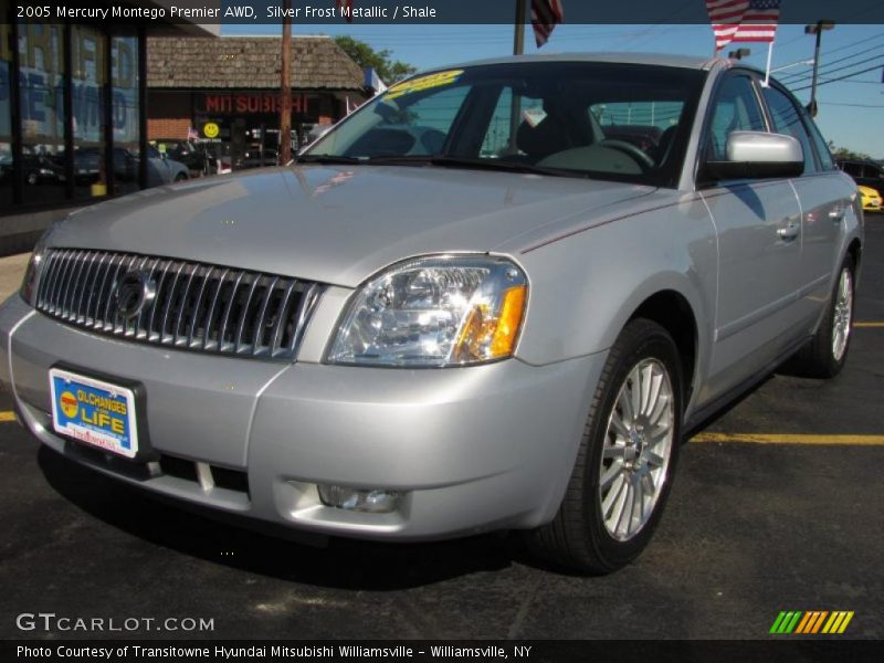 Silver Frost Metallic / Shale 2005 Mercury Montego Premier AWD